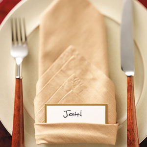 Thanksgiving Napkin Folding Ideas